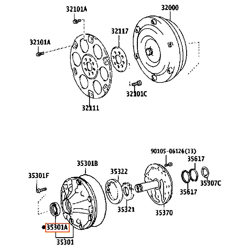 Phốt trái bí Crown - hãng TOYOTA | 9031138087