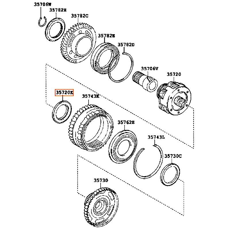 Bạc đạn RAV4 - hãng TOYOTA | 9037462011