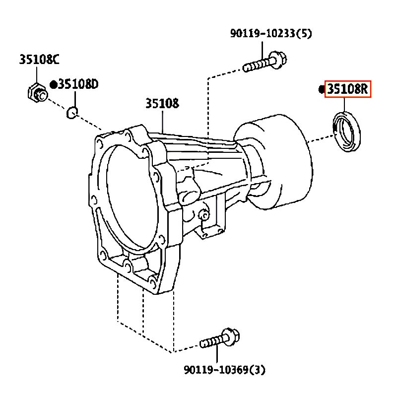 Phốt Hilux - hãng TOYOTA | 9031145035