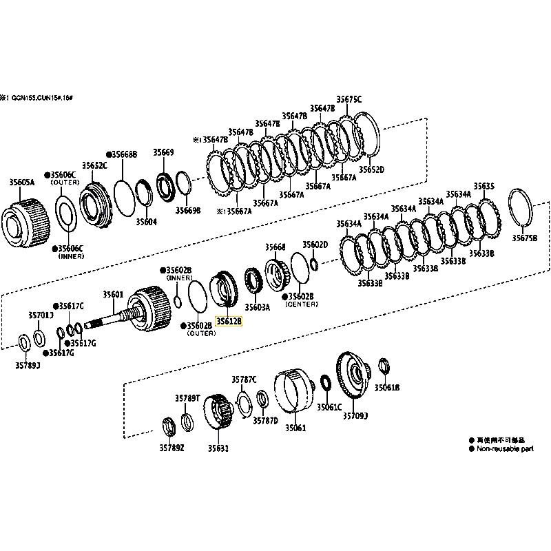 Piston Fortuner - hãng TOYOTA | 3561271010