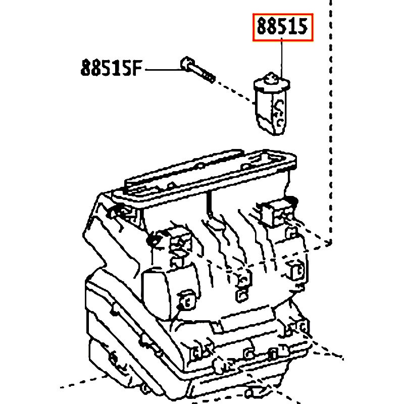 Van tiết lưu Corolla - hãng TOYOTA | 8851502460