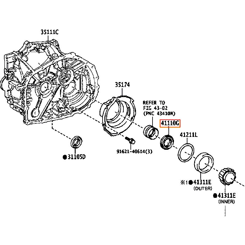 Phốt Venza - hãng TOYOTA | 9031155005