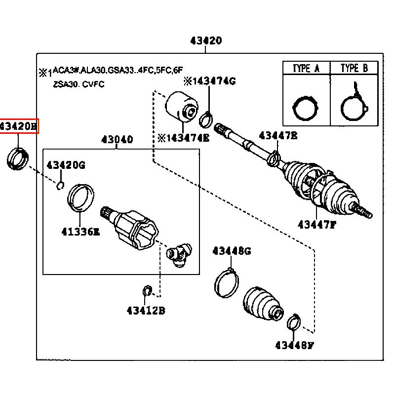 Phốt láp Corolla - hãng TOYOTA | 9031150036