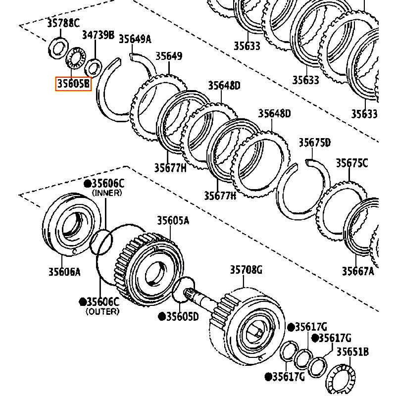 Bạc đạn Yaris - hãng TOYOTA | 9037422008