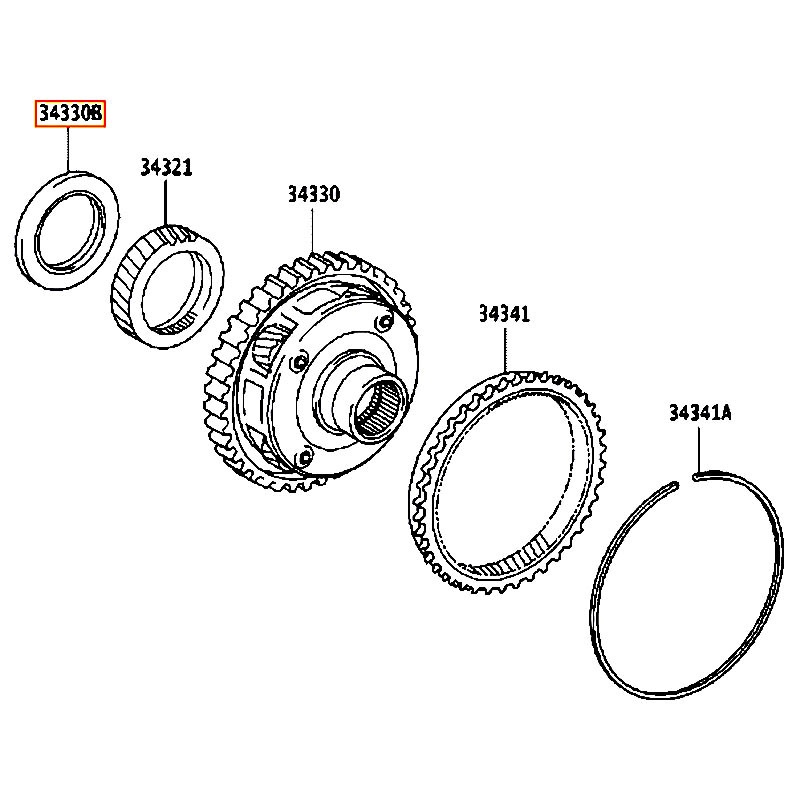 Bạc đạn RAV4 - hãng TOYOTA | 9037457006