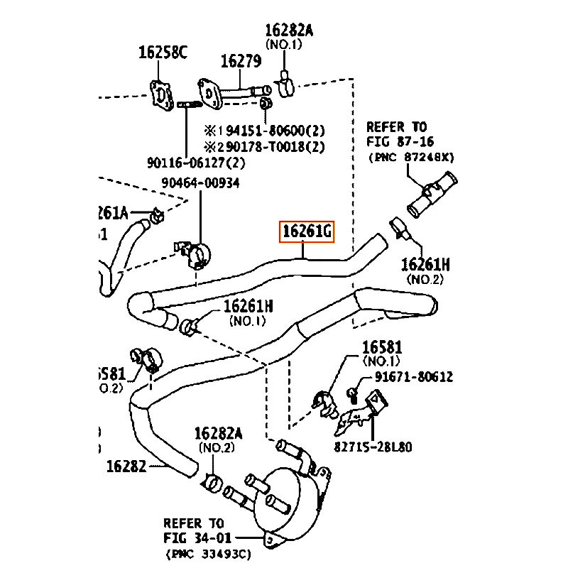 Ống hơi thừa Corolla - hãng TOYOTA | 1626137060