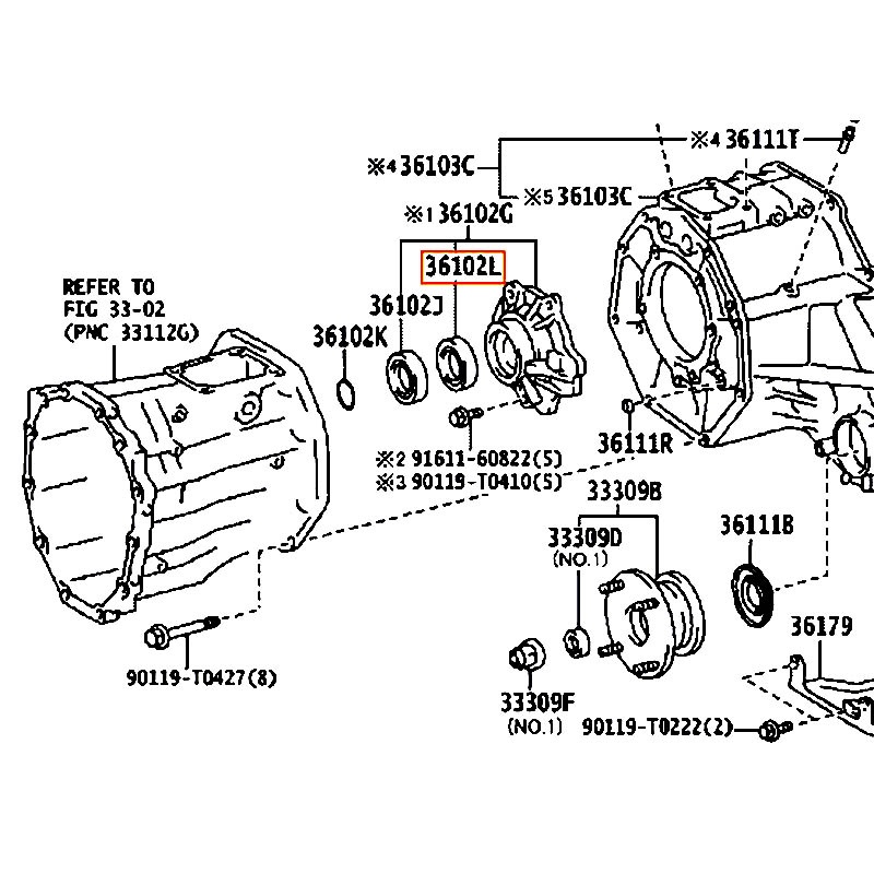 Phốt Fortuner - hãng TOYOTA | 90311T0071