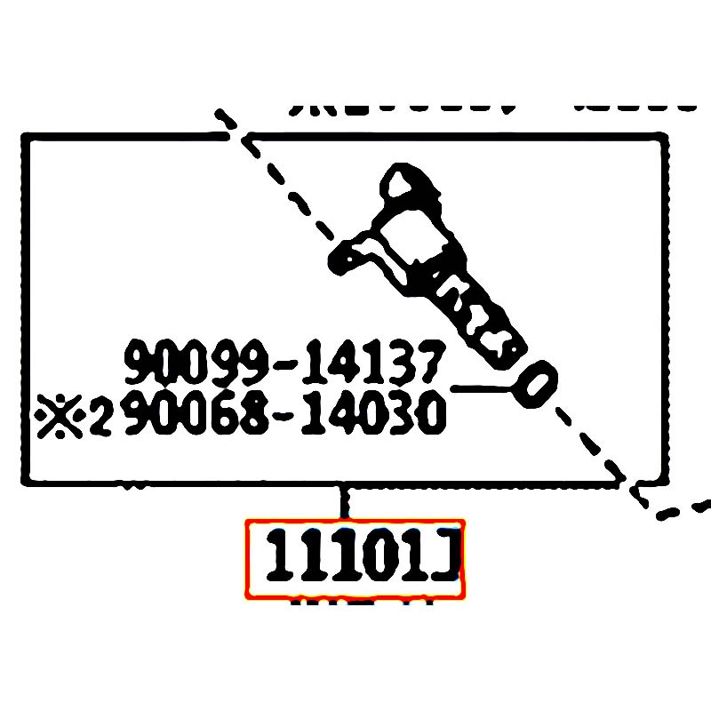 Van điều khiển nhớt Sienta - hãng TOYOTA | 1533037010