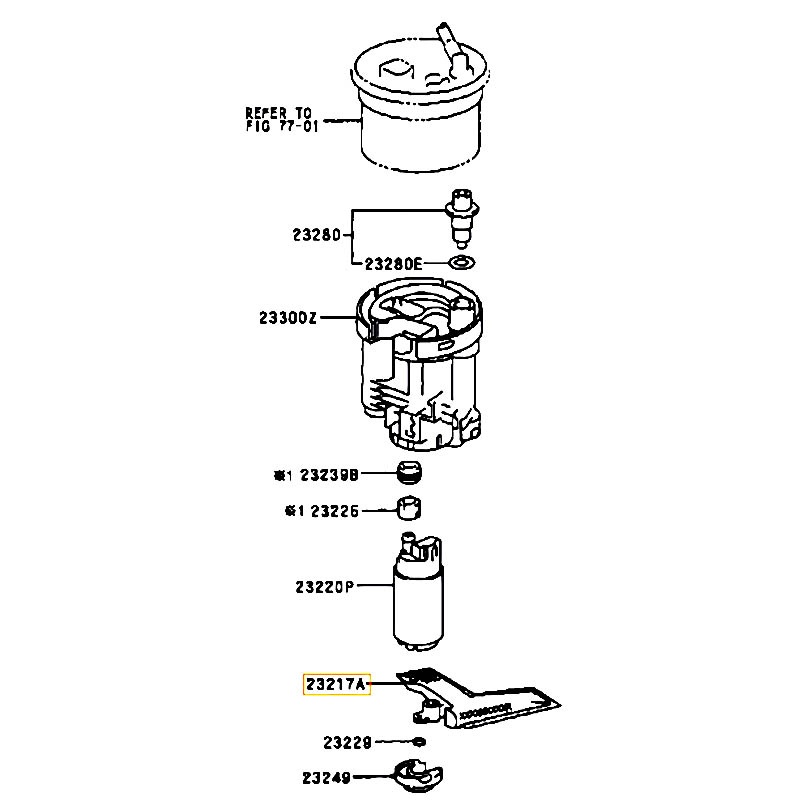 Lọc xăng Vios - hãng TOYOTA | 2321721030