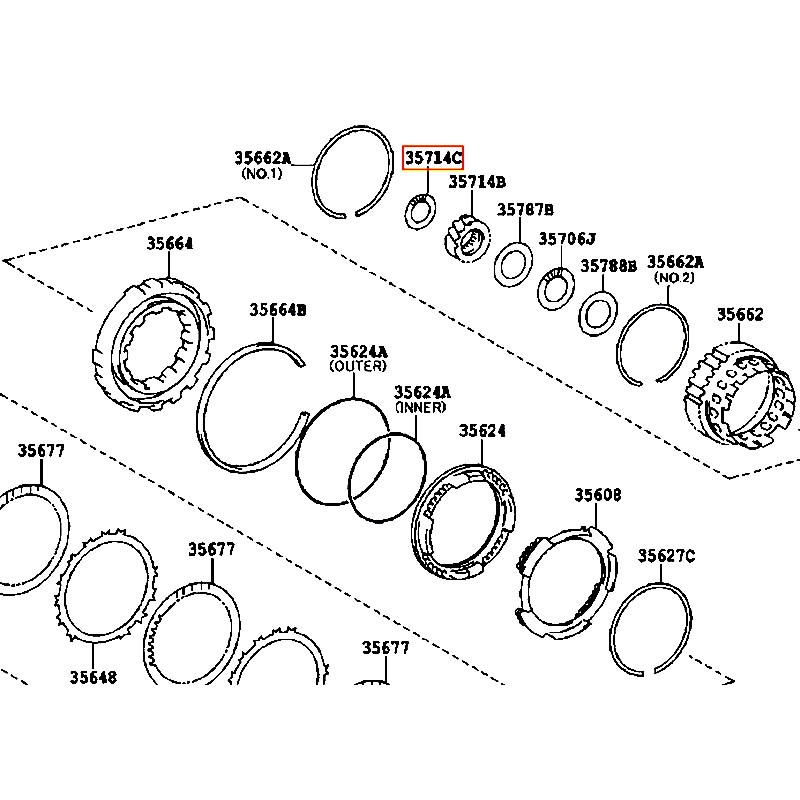 Bạc đạn Altis - hãng TOYOTA | 9037434006