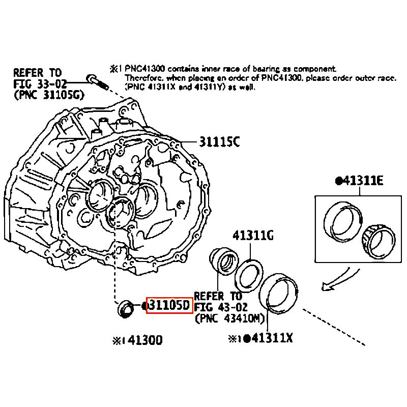 Phốt đuôi hộp số Vios - hãng TOYOTA | 9031125030