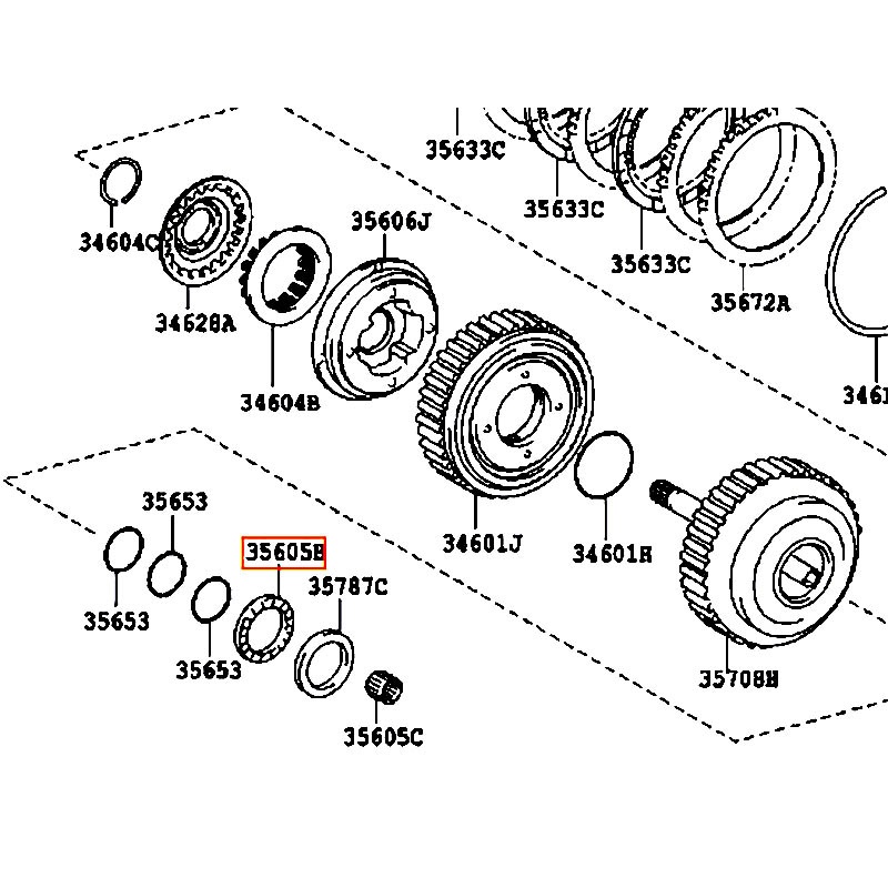 Bạc đạn RAV4 - hãng TOYOTA | 9037455005