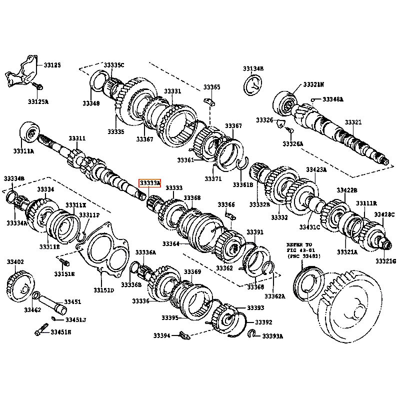 Bạc đạn đũa Altis - hãng TOYOTA | 9036431004