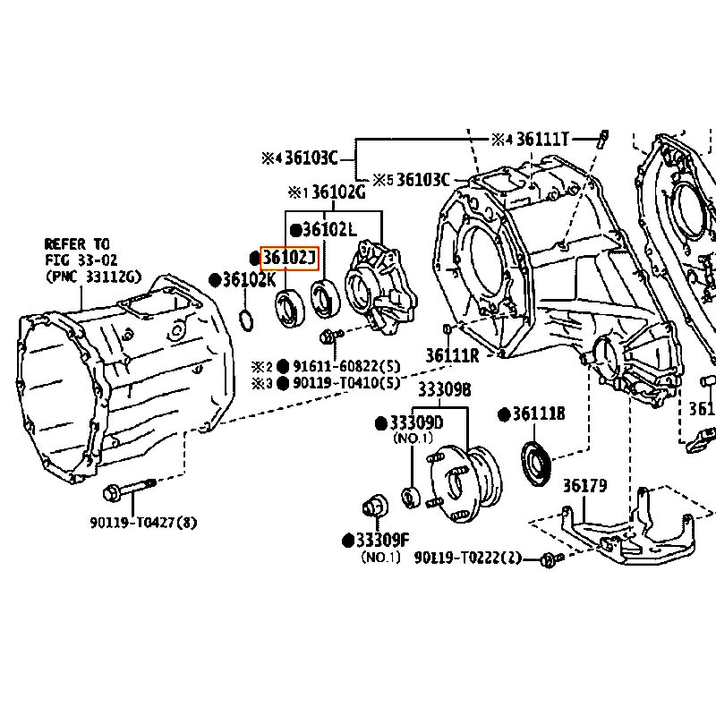 Phốt Land cruiser - hãng TOYOTA | 9031143007