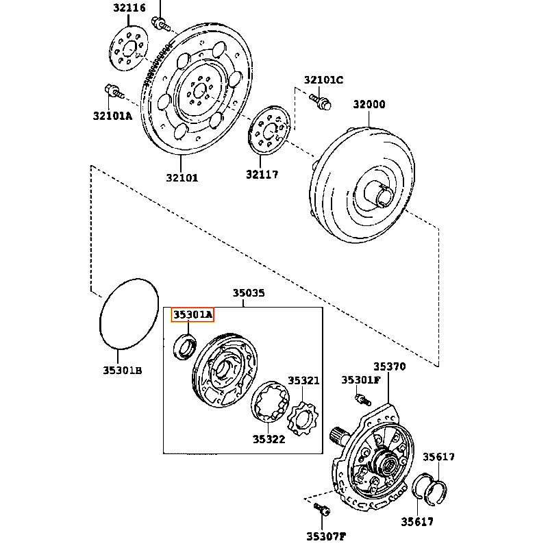 Phốt trái bí Crown - hãng TOYOTA | 9031138083