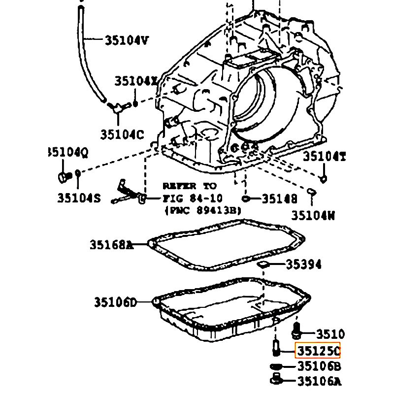 Ty thăm nhớt hộp số Venza - hãng TOYOTA | 3512573010