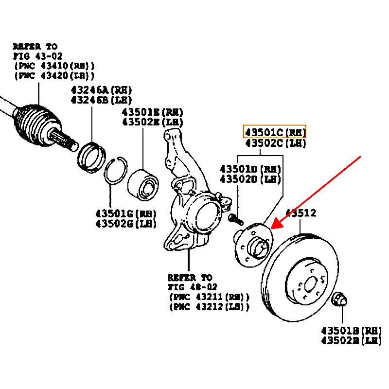 May ơ trước Lexus 2014 - hãng TOYOTA | 4350228100