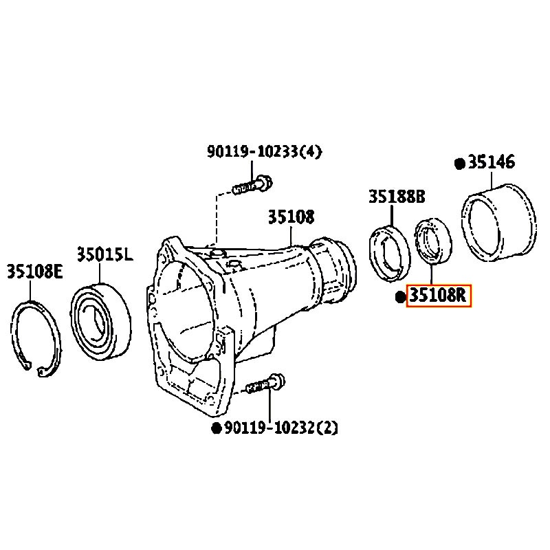 Phốt Crown - hãng TOYOTA | 9031140034