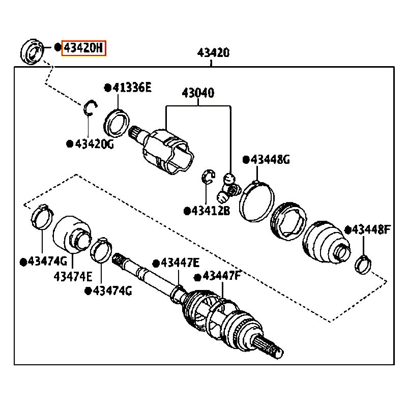 Phốt láp Vios - hãng TOYOTA | 9031134043