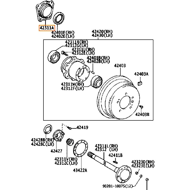 Phốt Land cruiser - hãng TOYOTA | 9031393001