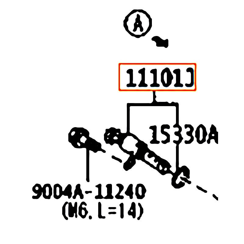 Van điều khiển nhớt Wigo - hãng TOYOTA | 15330BZ080