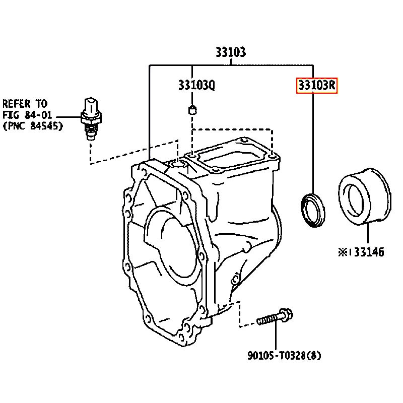 Phốt đuôi cốt máy Innova - hãng TOYOTA | 90311T0069