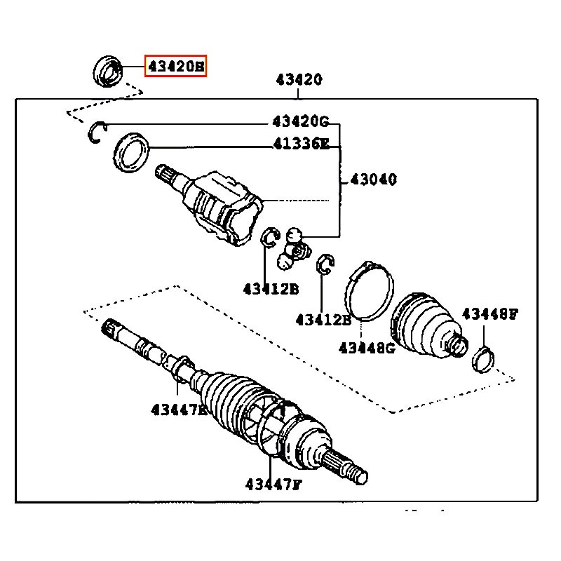 Phốt láp Corolla - hãng TOYOTA | 9031134028