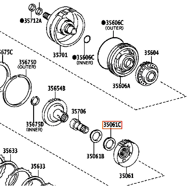 Bạc đạn Yaris - hãng TOYOTA | 9037433004