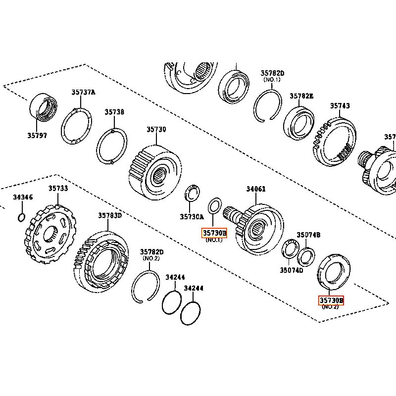 Bạc đạn RAV4 - hãng TOYOTA | 9037455002