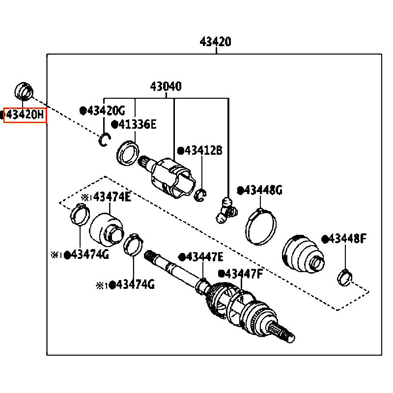 Phốt láp Corolla - hãng TOYOTA | 9031134042