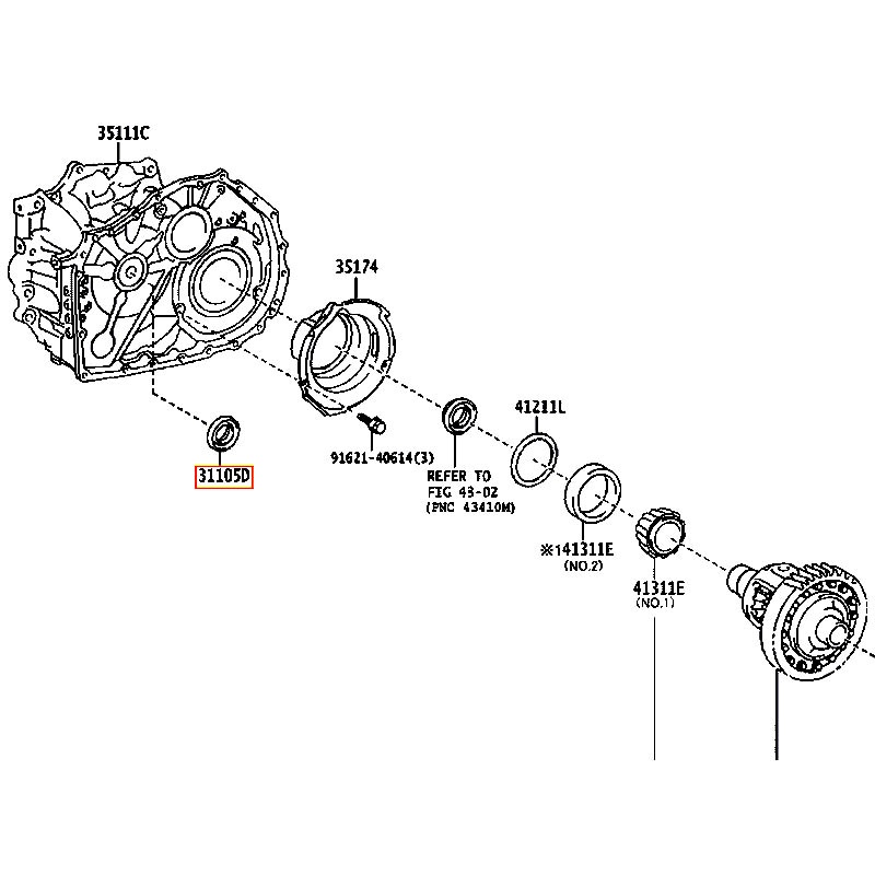 Phốt Camry - hãng TOYOTA | 9031151013