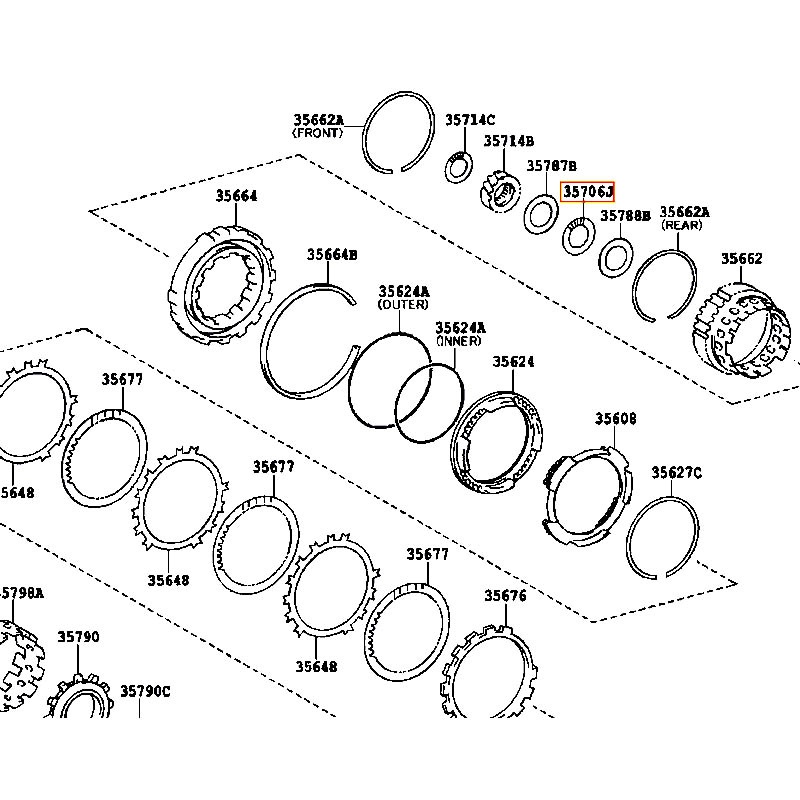 Bạc đạn Altis - hãng TOYOTA | 9037438002