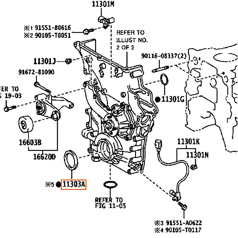 Phốt Hilux - hãng TOYOTA | 90311T0025