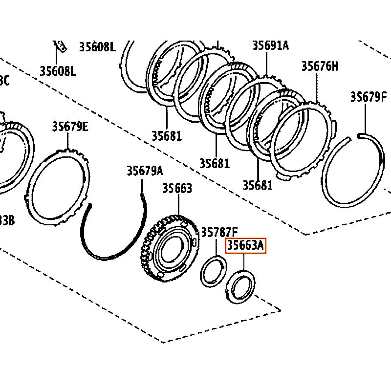 Bạc đạn RAV4 - hãng TOYOTA | 9037460001