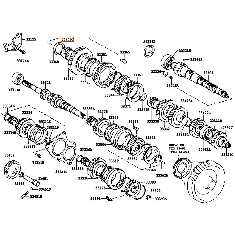 Bạc đạn đũa Altis - hãng TOYOTA | 9036438008