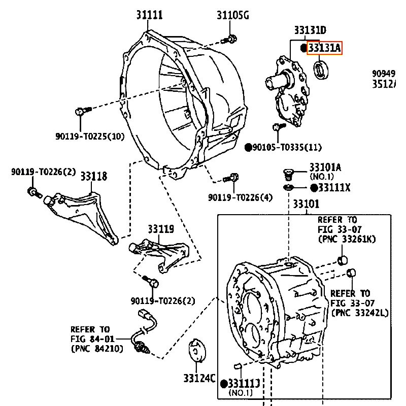 Phốt Fortuner - hãng TOYOTA | 90311T0066