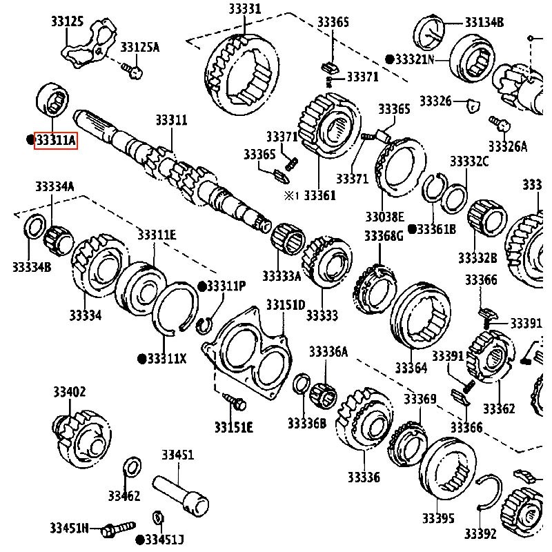 Bạc đạn Corona - hãng TOYOTA | 9036525021