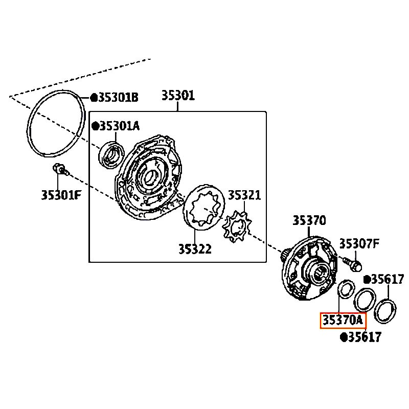 Bạc đạn Yaris - hãng TOYOTA | 9037426003