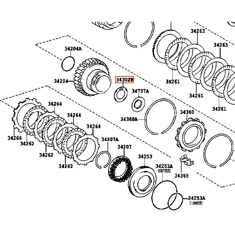 Bạc đạn Altis - hãng TOYOTA | 9037440003