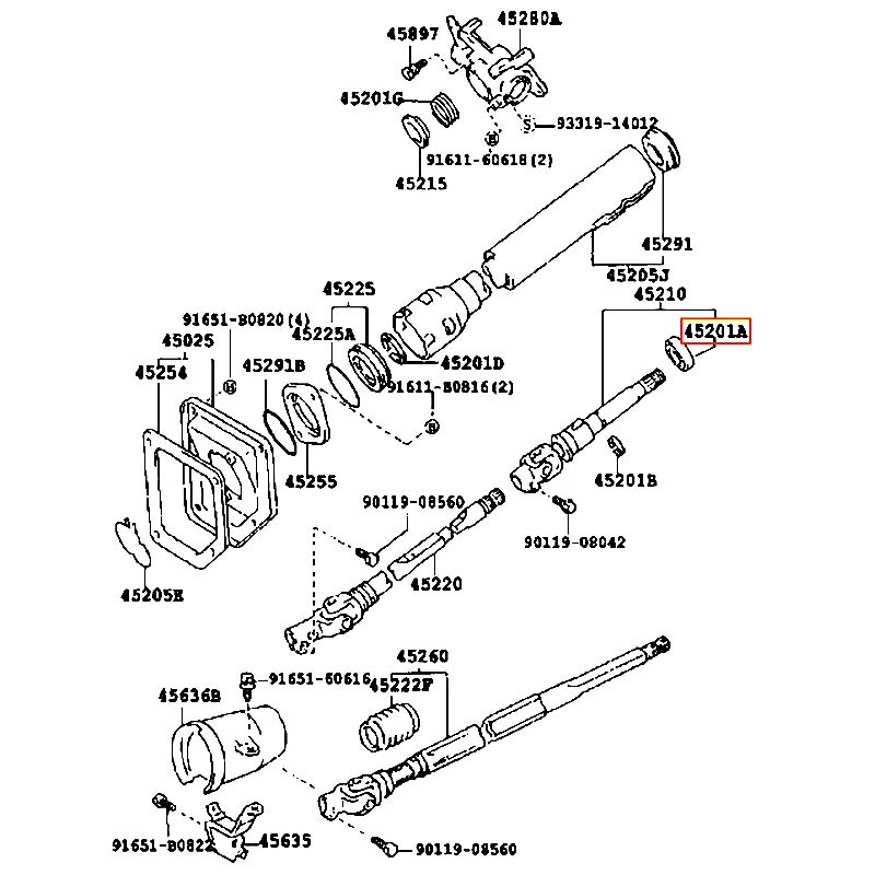 Bạc đạn trục Corona - hãng TOYOTA | 9036328001