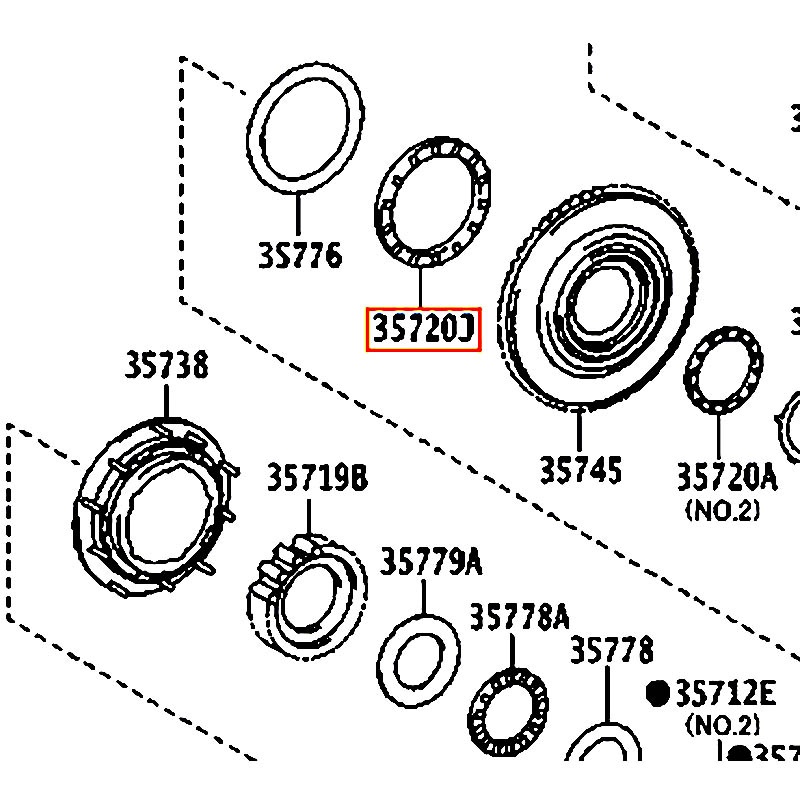 Bạc đạn Camry - hãng TOYOTA | 9037458005