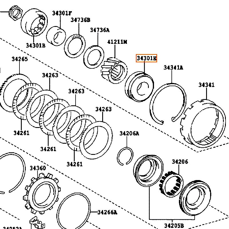 Bạc đạn RAV4 - hãng TOYOTA | 9036943016