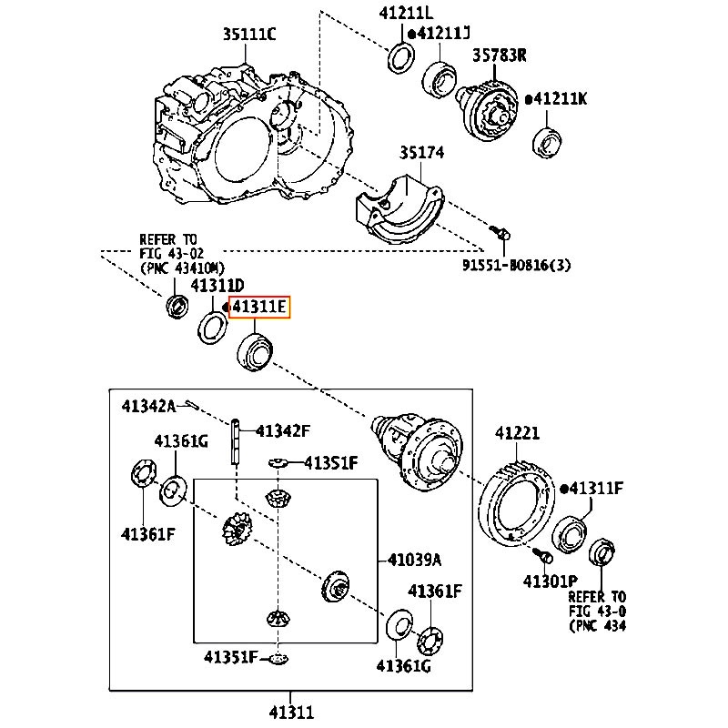 Bạc đạn RAV4 - hãng TOYOTA | 9036650118