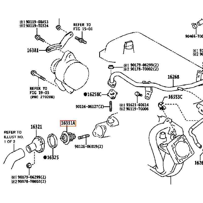 Van hằng nhiệt Crown - hãng TOYOTA | 9091603093