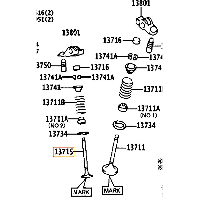 Xupap xả Hilux - hãng TOYOTA | 1371575140