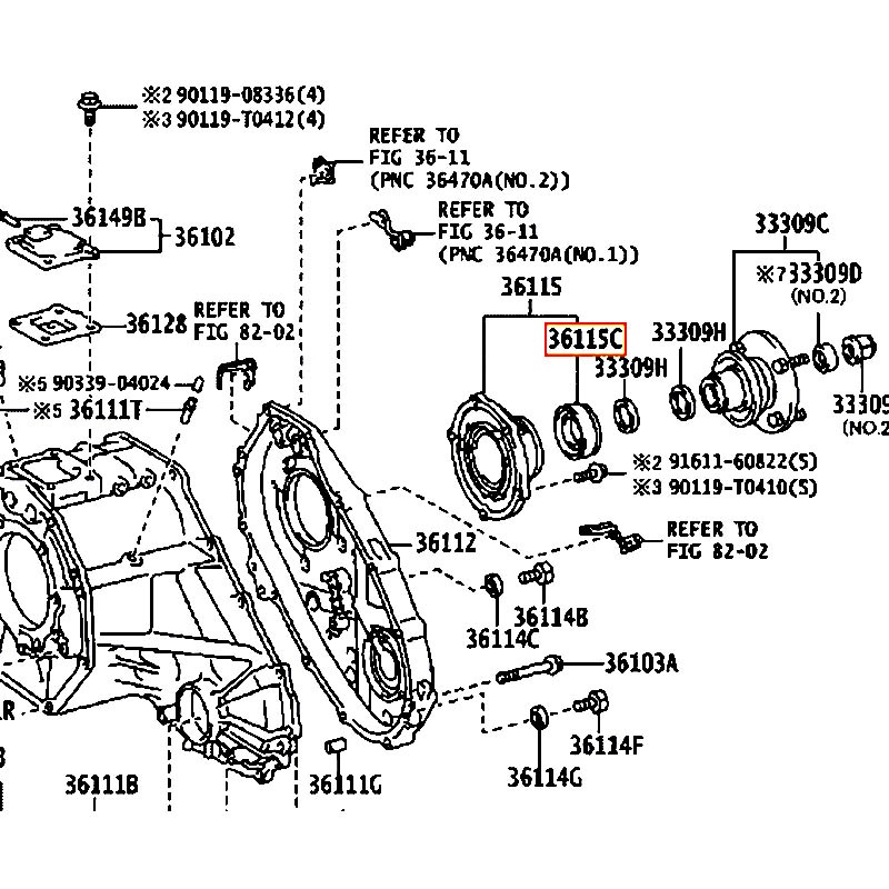 Phốt Fortuner - hãng TOYOTA | 9031145034