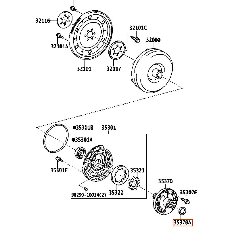 Bạc đạn Yaris - hãng TOYOTA | 9037432007