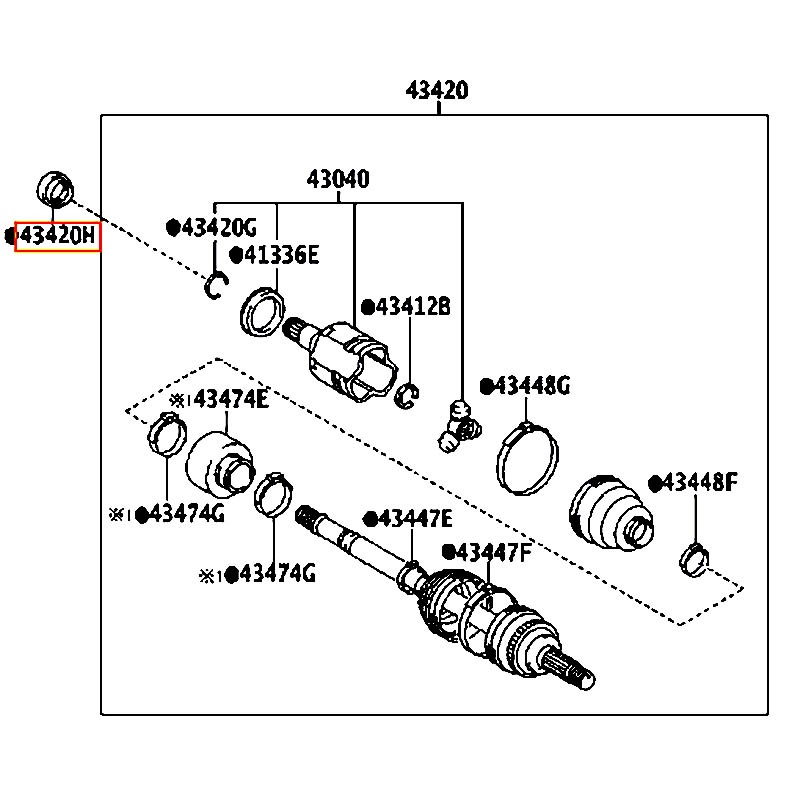 Phốt láp Corona - hãng TOYOTA | 9031134026