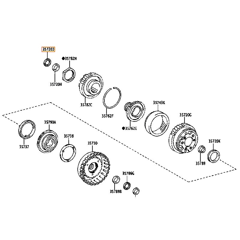 Bạc đạn Yaris - hãng TOYOTA | 9037417001