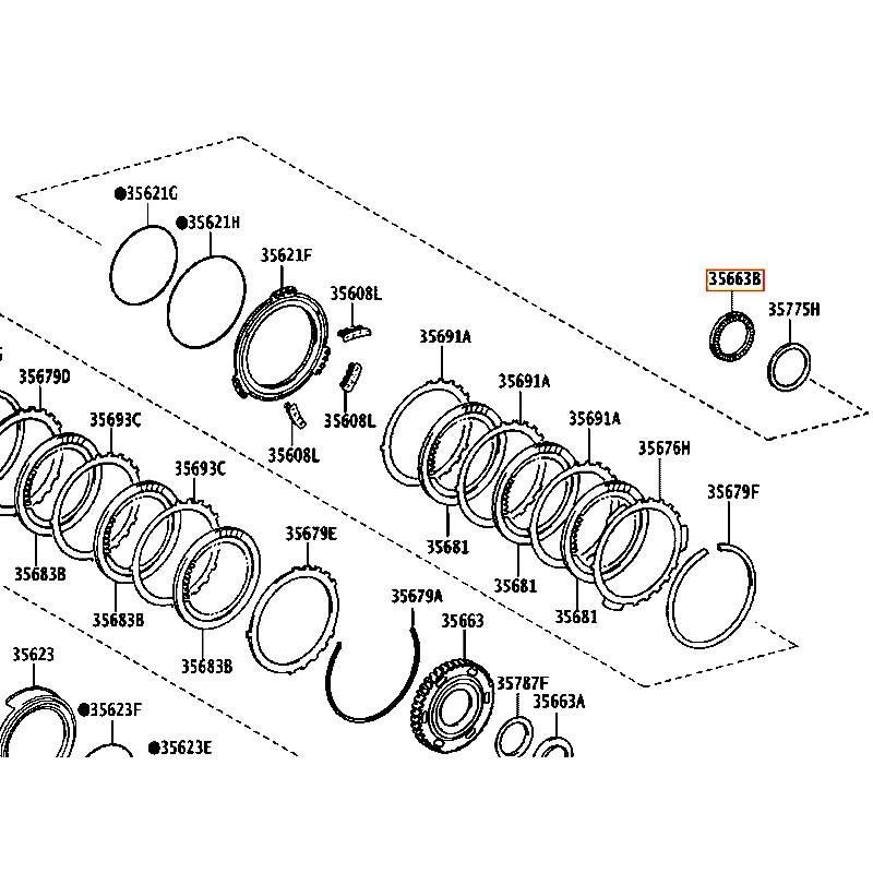 Bạc đạn RAV4 - hãng TOYOTA | 9037462010